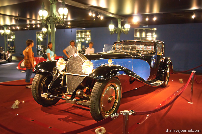 Автомузей; Национальный музей автомобилей, Мюлуз (Mulhouse), Франция; Bugatti Type 41, 1929
